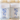 Two Boquet frosted glass bottles side by side with blue logo and lettering